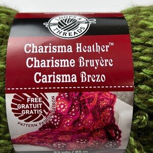 New In Package Charisma Heather - Green Yarn